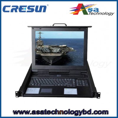 8 Port PS/2-USB VGA KVM Switch with 17in LCD Console