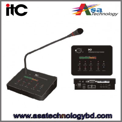 Microphone, ITC T-216 Six zones paging