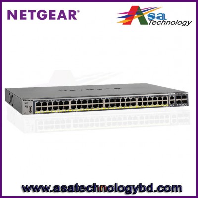 Netgear M4100-50g-Poe+ - Switch - 50 Ports - Managed - Rack-Mountable
