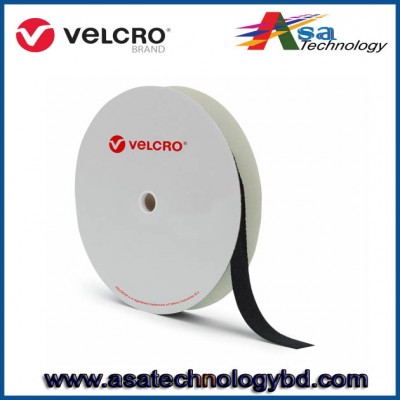 Velcro Pb/B Black Nylon One Wrap Velcro Strap, Hook And Loop