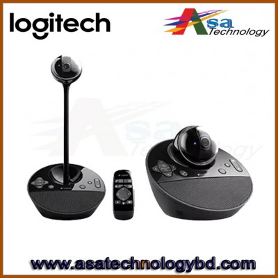 Video Conference System Webcam, HD 1080p Camera with Built-In Speakerphone, Logitech- BCC950