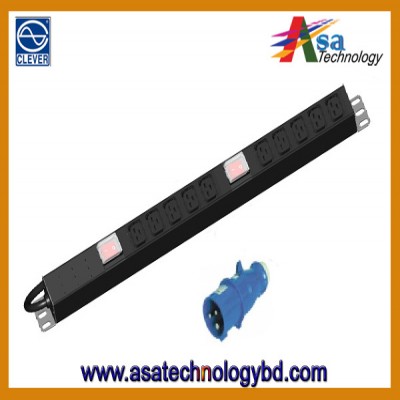 10-Port Back to Back Power Distribution (PDU), Back to Back c19 Type Unit