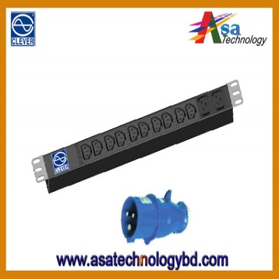 PDU 12-Port Power Distribution Unit (PDU),Cabinet (C13 Socket-5port, Iec C19-2Port)