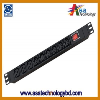 Module Power Distribution Unit (MPDU) 09 Port PDU Clever-B 1324-1806 Single C13-Socket-6, C19-Socket-3