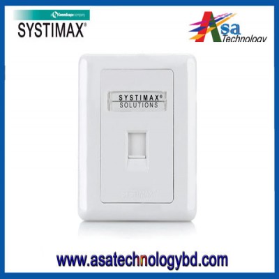 Single Port Network Face Plate
