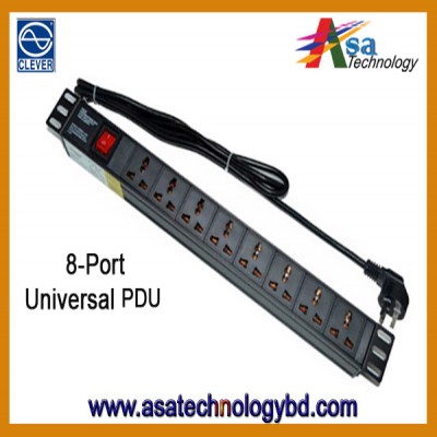 PDU 8-Port Power Distribution (PDU), Universal Type Unit 13A