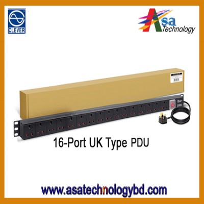 PDU 16-Port Power Distribution (PDU), UK Type  Unit 13A