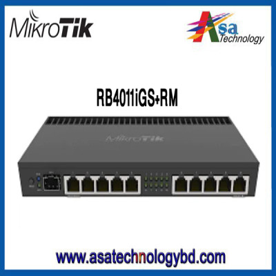 Mikrotik RB4011iGS+RM 10xGigabit Ethernet Rackmount Router