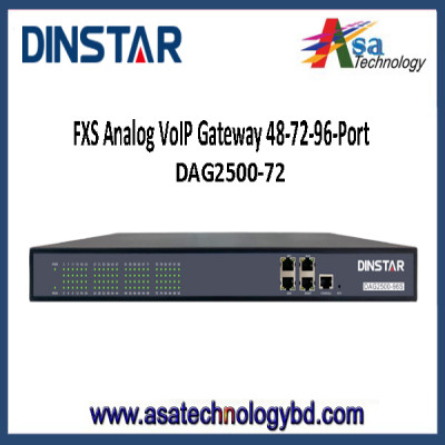 Dinstar DAG2500-72 FXS Analog VoIP Gateway 48-72-96-Ports