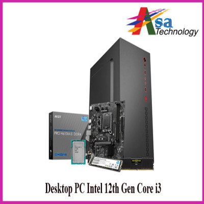 Desktop PC 12th Gen Intel Core i3 12100 8GB RAM