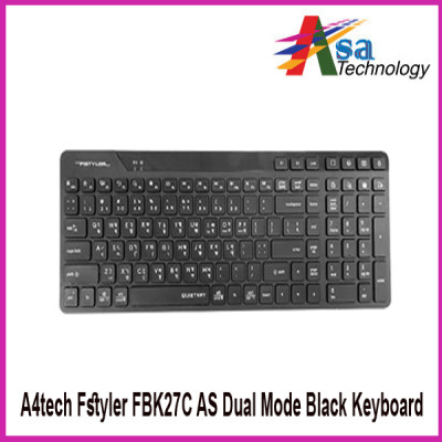 A4tech Fstyler FBK27C AS Dual Mode Black Keyboard with Bangla