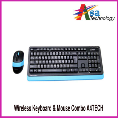 Wireless Keyboard & Mouse Combo A4TECH FG1010 Black With Bangla