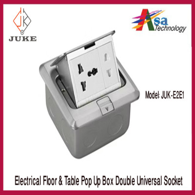 Electrical Table & Floor Pop UP Box 3-Pin Universal Power Socket and 2-Pin Universal Power Socket