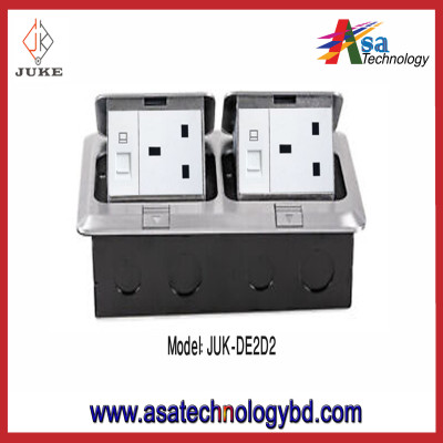 Electrical Table and Floor Pop Up Box Single UK Type Socket and single Network Port